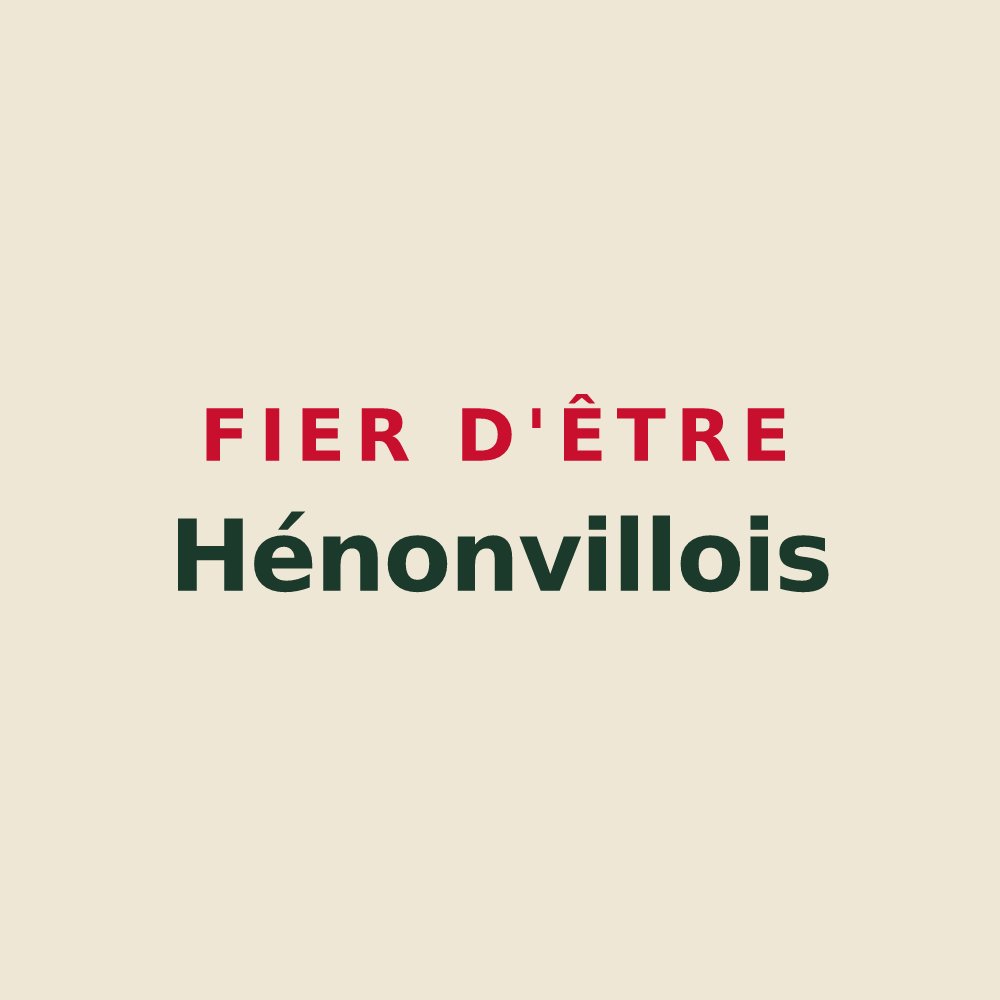 Tote bag « Fier d'être Hénonvillois » — design pour Hénonville