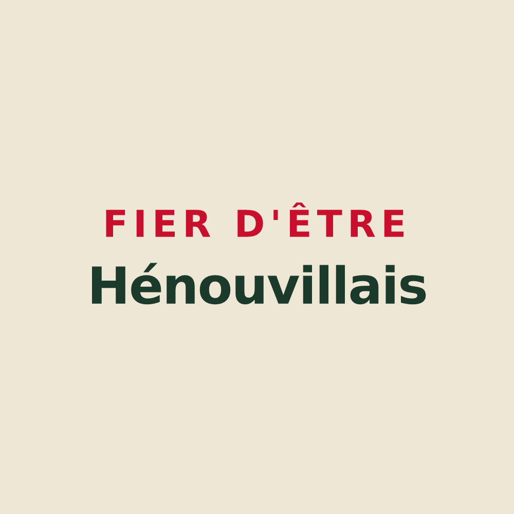 Tote bag « Fier d'être Hénouvillais » — design pour Hénouville