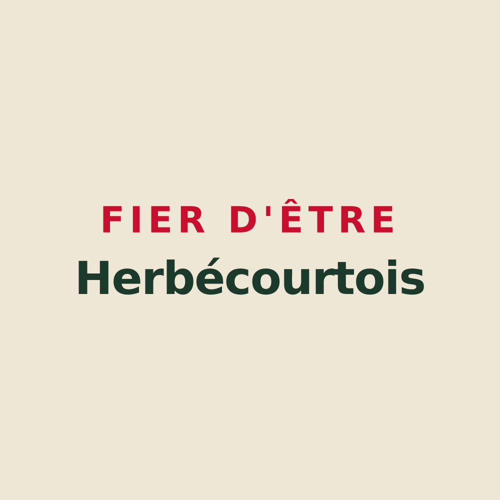Tote bag « Fier d'être Herbécourtois » — design pour Herbécourt