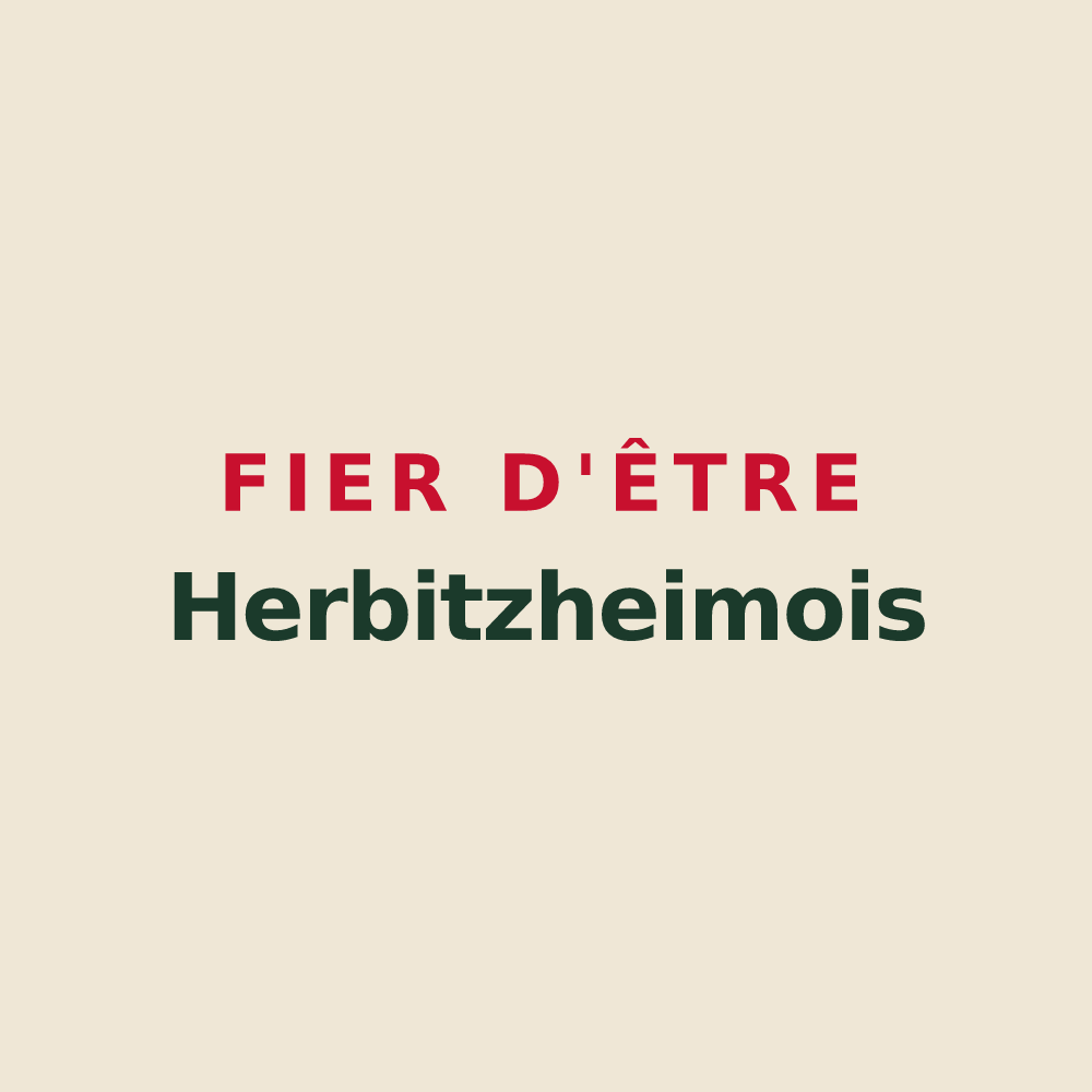 Tote bag « Fier d'être Herbitzheimois » — design pour Herbitzheim