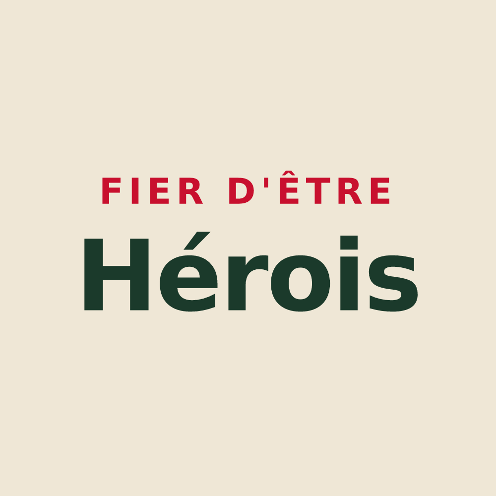 Tote bag « Fier d'être Hérois » — design pour Hères