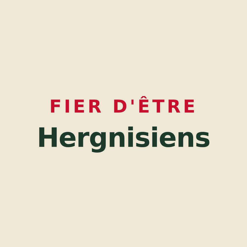 Tote bag « Fier d'être Hergnisiens » — design pour Hergnies