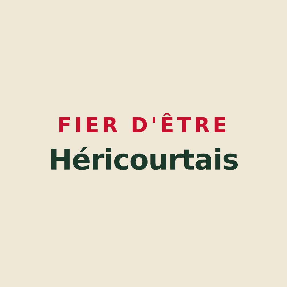 Tote bag « Fier d'être Héricourtais » — design pour Héricourt-en-Caux