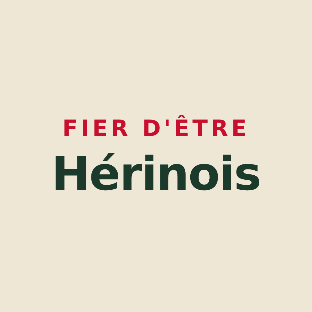 Tote bag « Fier d'être Hérinois » — design pour Hérin