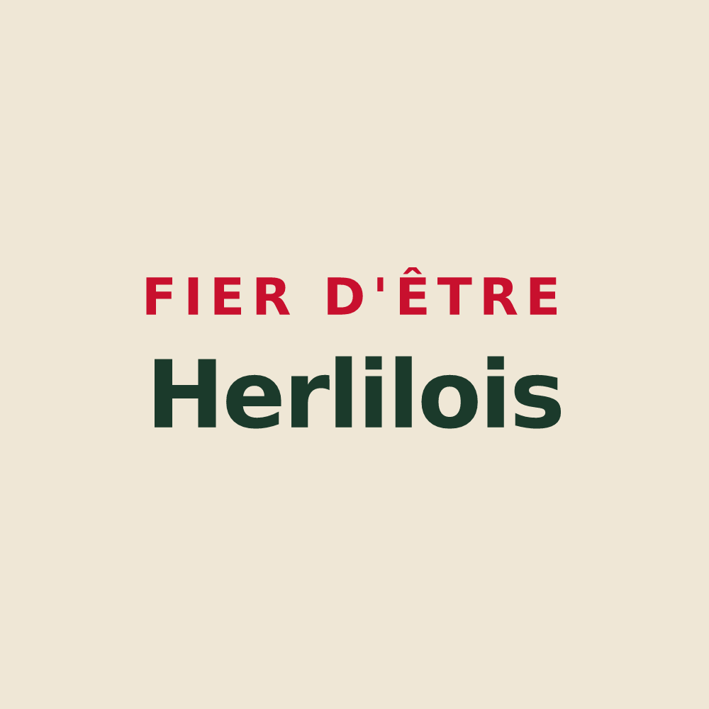 Tote bag « Fier d'être Herlilois » — design pour Herlies