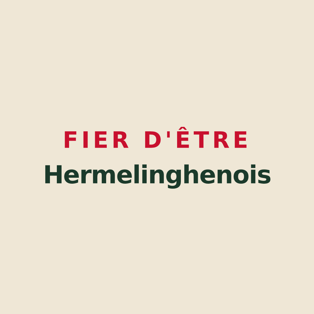Tote bag « Fier d'être Hermelinghenois » — design pour Hermelinghen