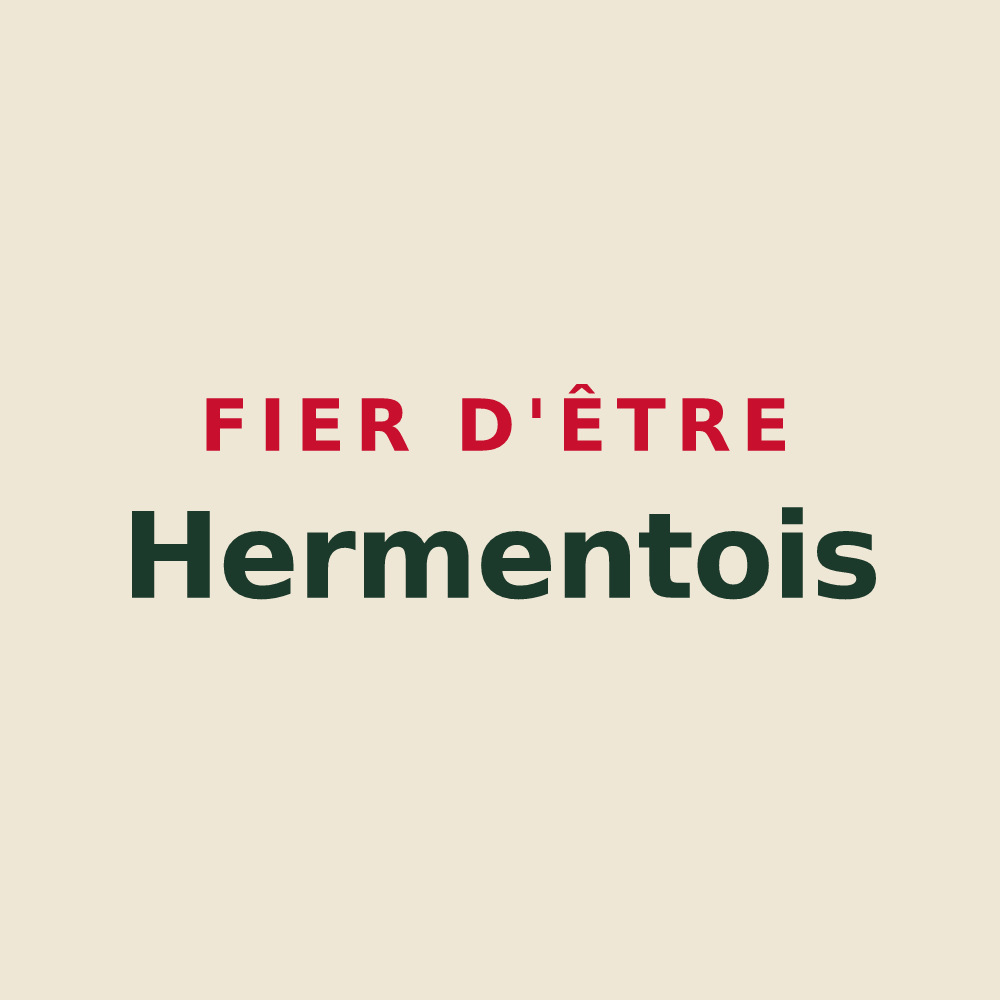 Tote bag « Fier d'être Hermentois » — design pour Herment