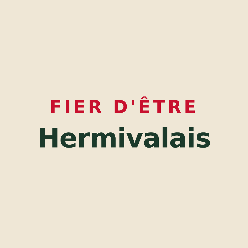 Tote bag « Fier d'être Hermivalais » — design pour Hermival-les-Vaux