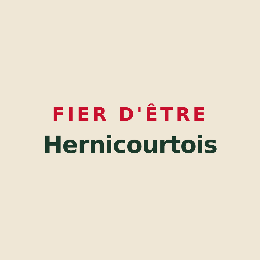 Tote bag « Fier d'être Hernicourtois » — design pour Hernicourt