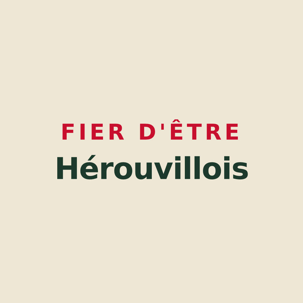 Tote bag « Fier d'être Hérouvillois » — design pour Hérouville-en-Vexin