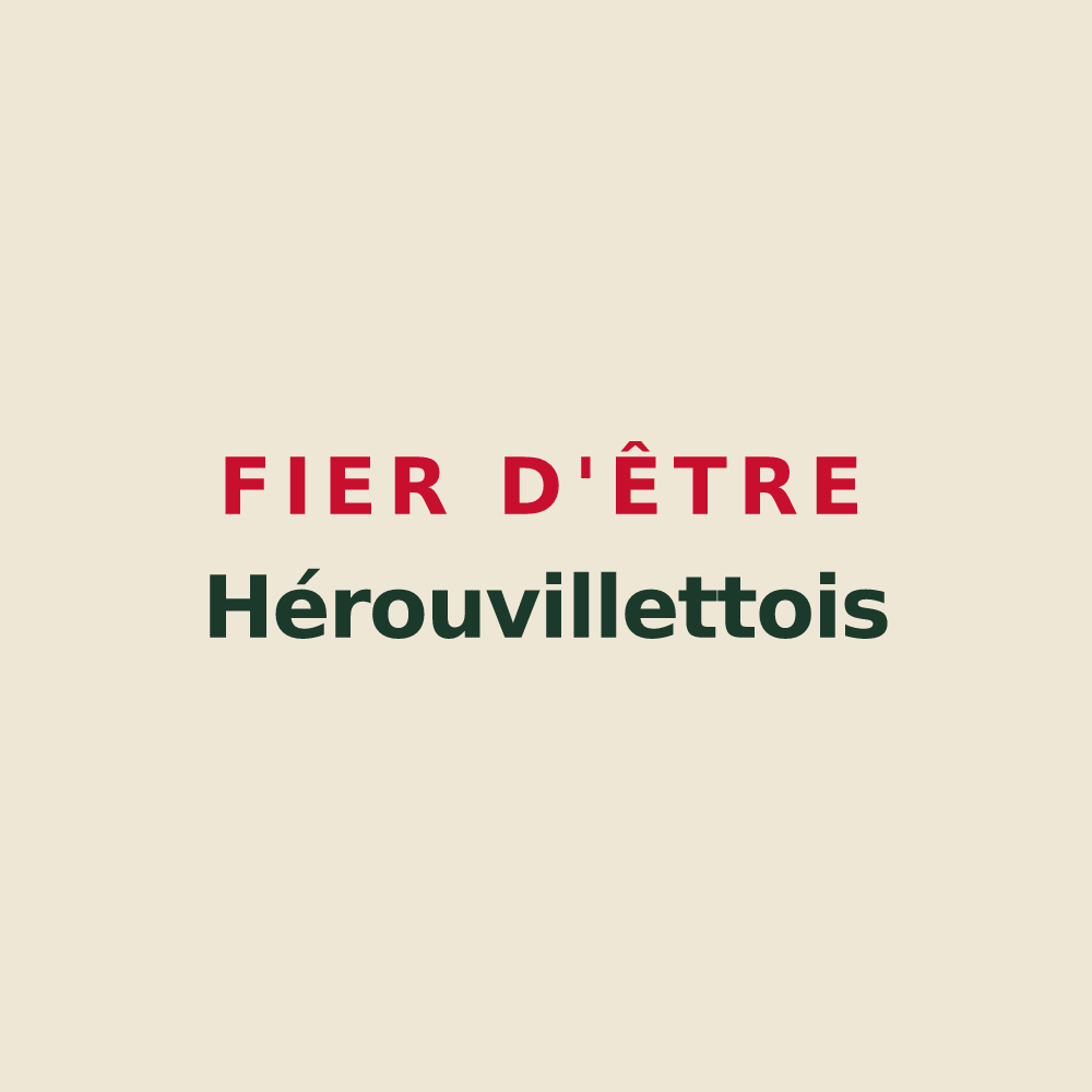 Tote bag « Fier d'être Hérouvillettois » — design pour Hérouvillette