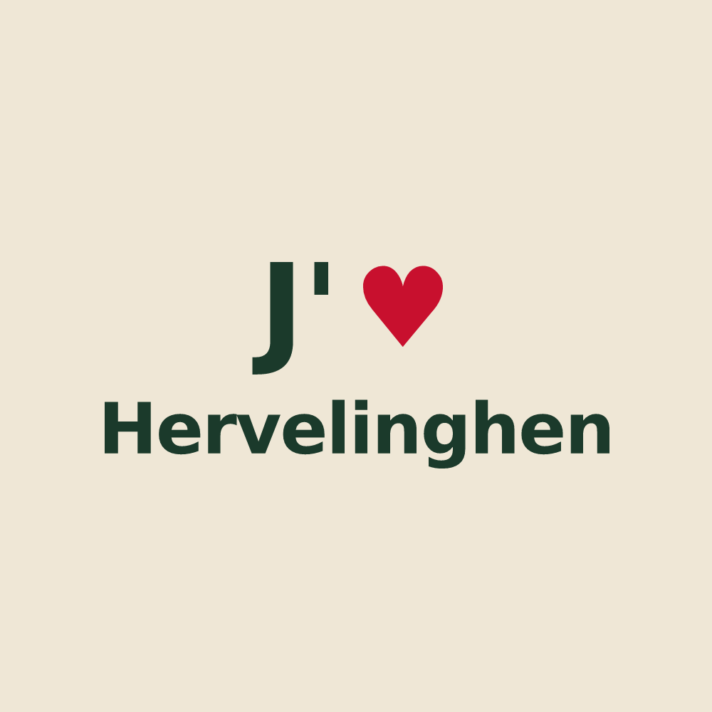 Tote bag personnalisé Hervelinghen — design J'aime Hervelinghen