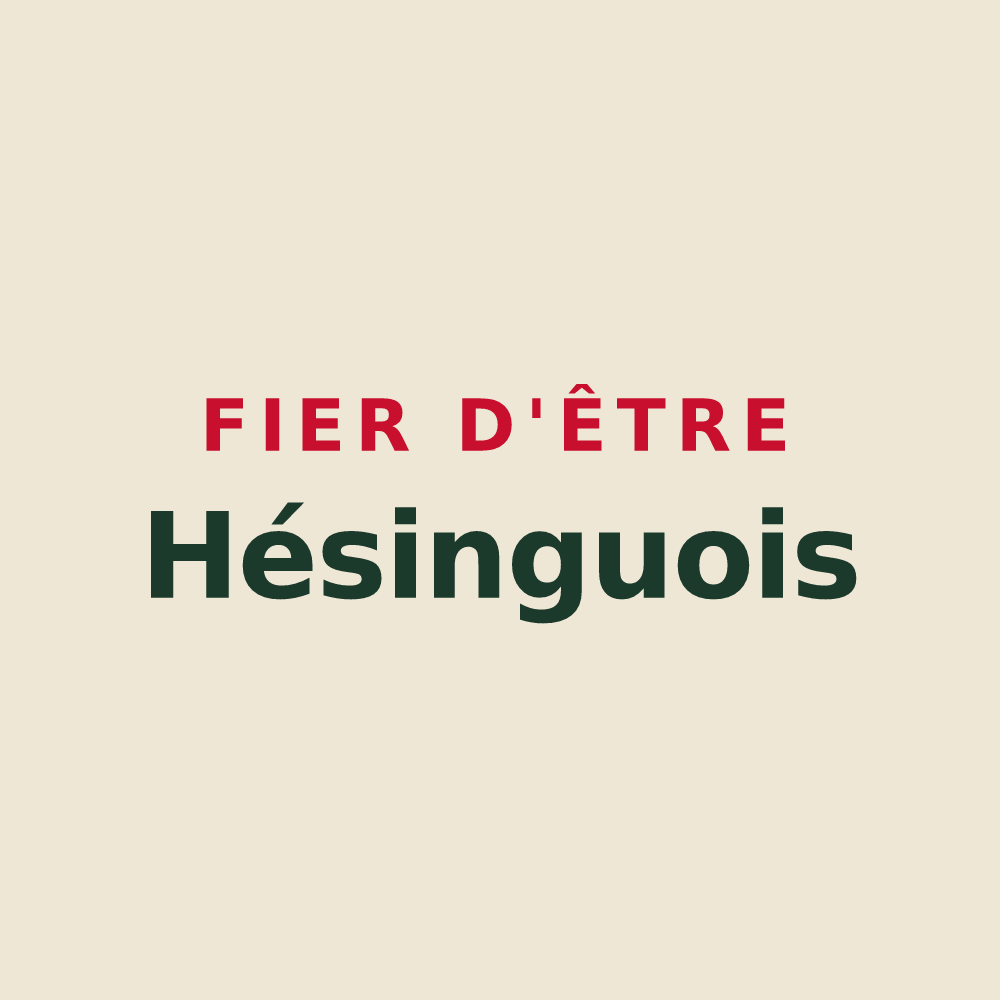 Tote bag « Fier d'être Hésinguois » — design pour Hésingue