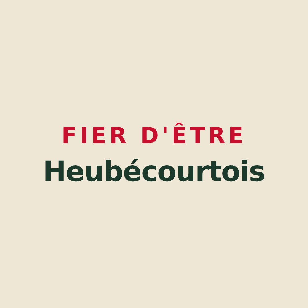 Tote bag « Fier d'être Heubécourtois » — design pour Heubécourt-Haricourt