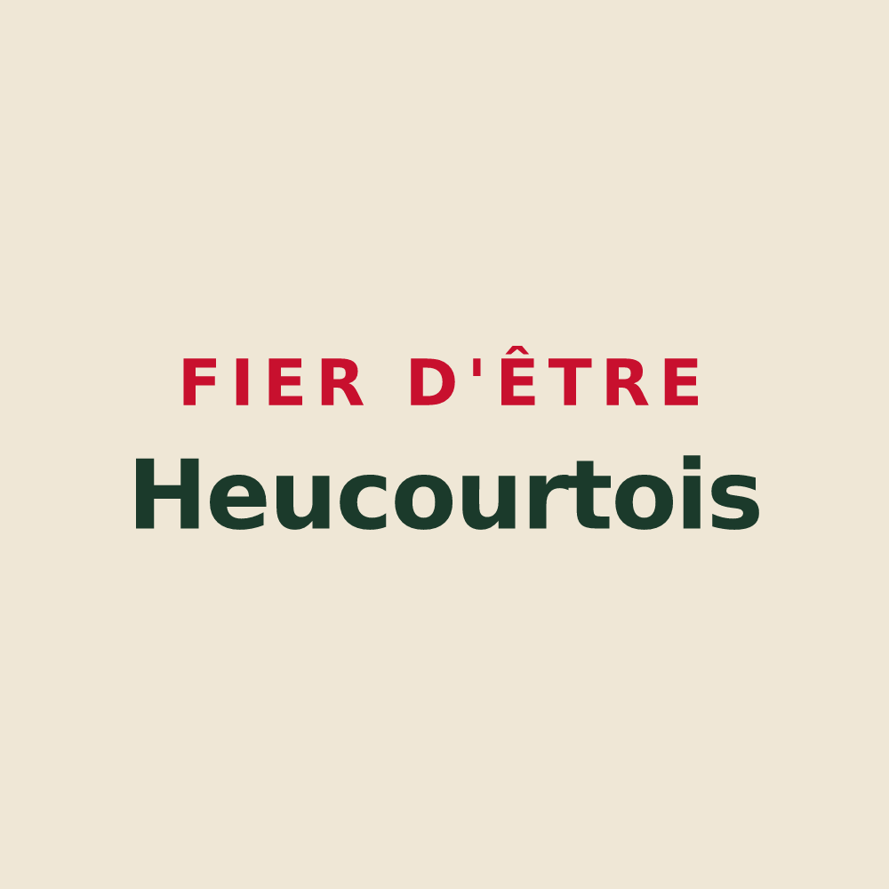 Tote bag « Fier d'être Heucourtois » — design pour Heucourt-Croquoison