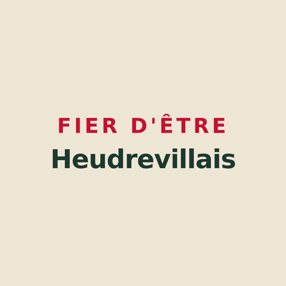 Tote bag « Fier d'être Heudrevillais » — design pour Heudreville-en-Lieuvin