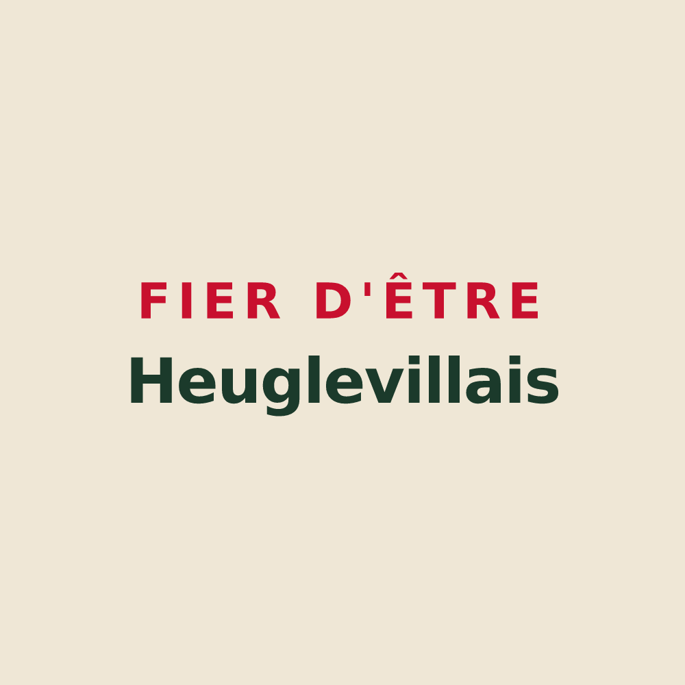 Tote bag « Fier d'être Heuglevillais » — design pour Heugleville-sur-Scie