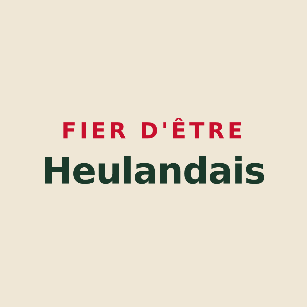 Tote bag « Fier d'être Heulandais » — design pour Heuland
