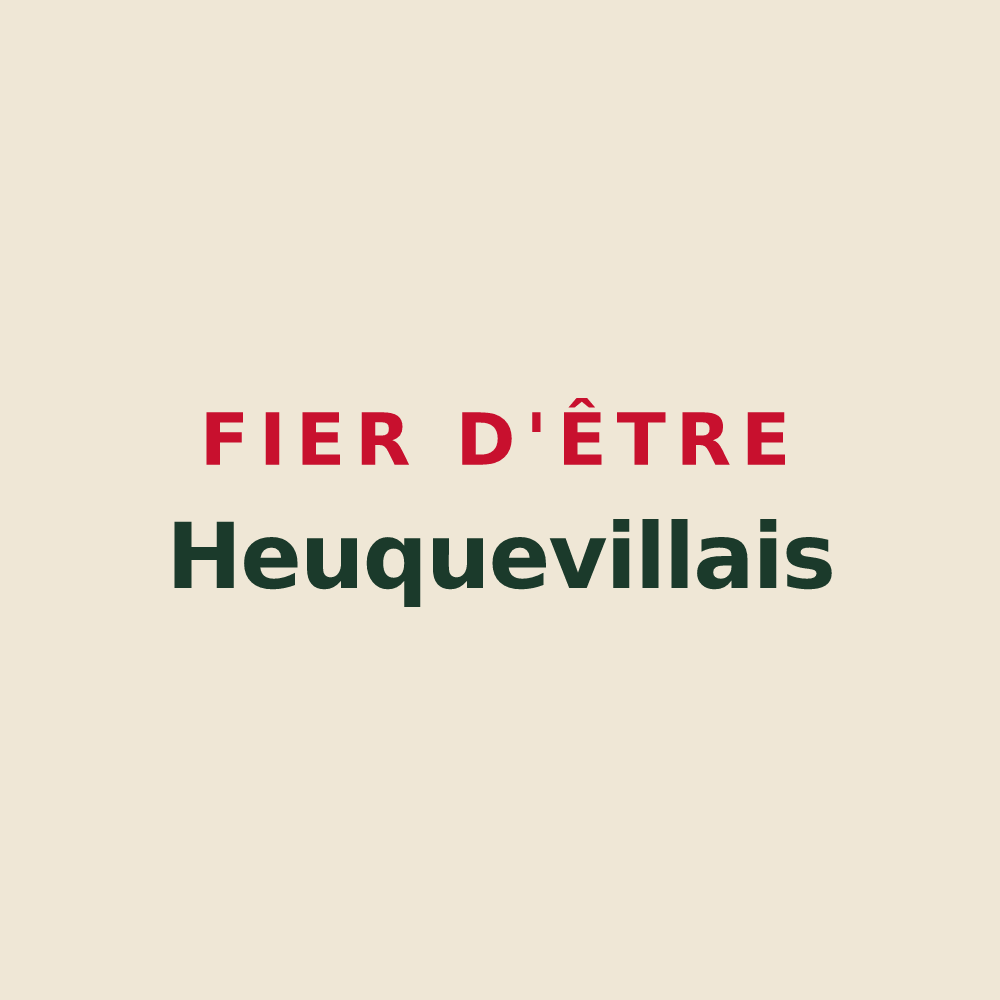 Tote bag « Fier d'être Heuquevillais » — design pour Heuqueville