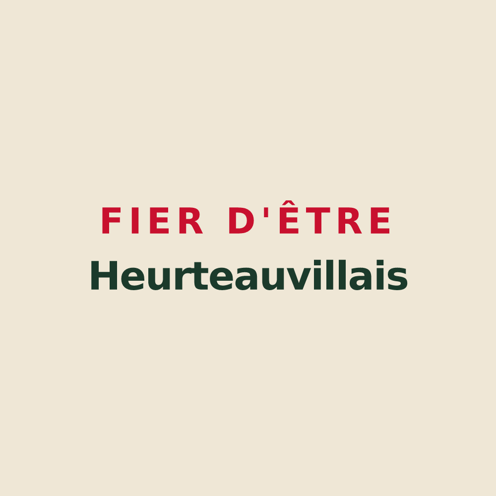 Tote bag « Fier d'être Heurteauvillais » — design pour Heurteauville