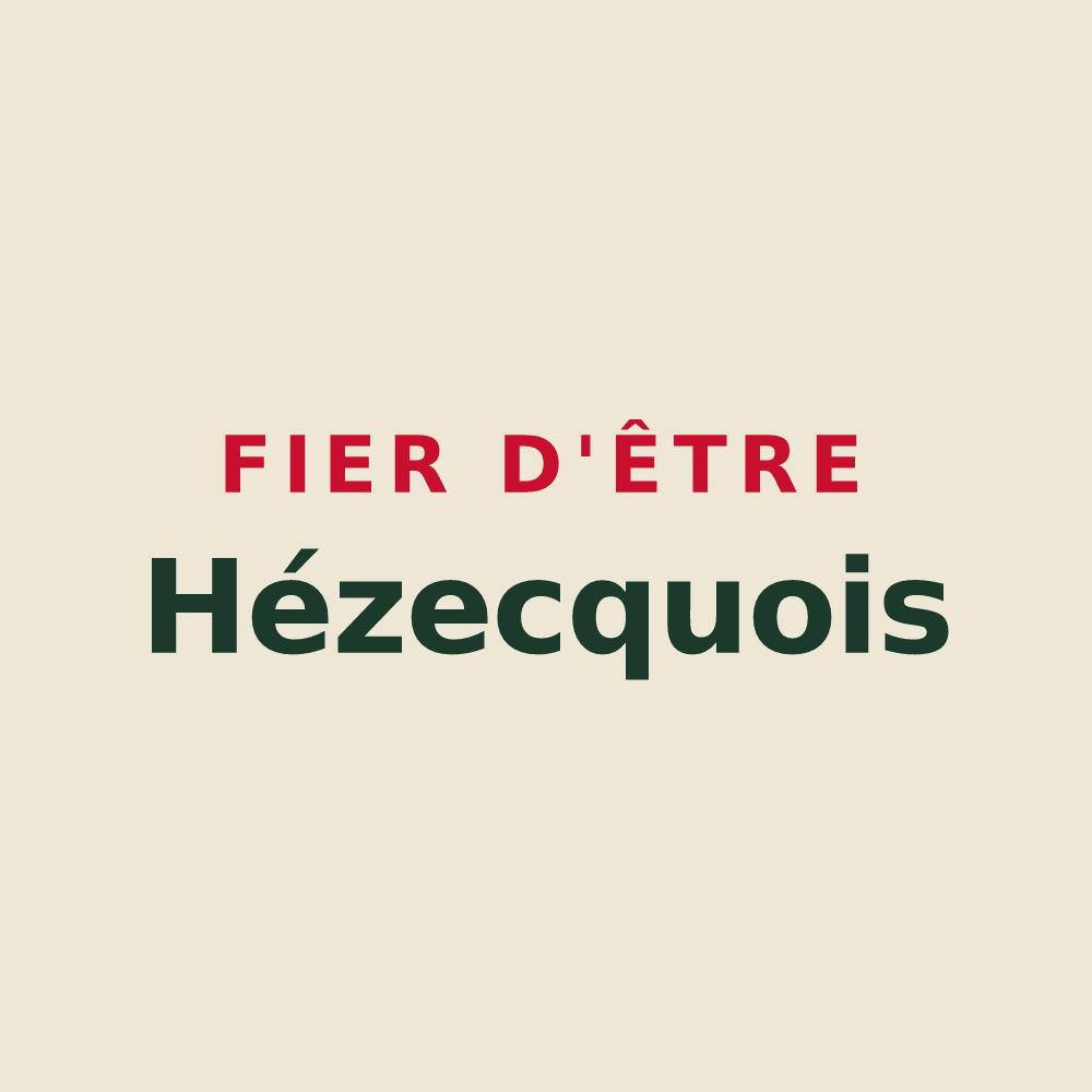 Tote bag « Fier d'être Hézecquois » — design pour Hézecques
