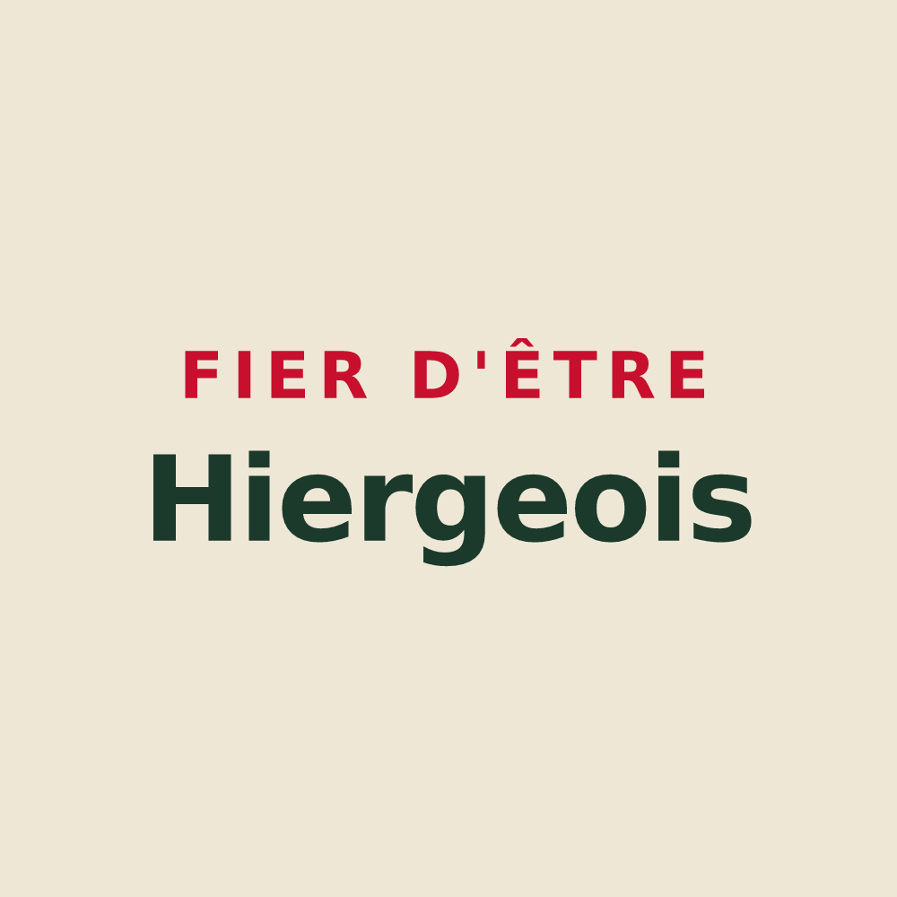 Tote bag « Fier d'être Hiergeois » — design pour Hierges