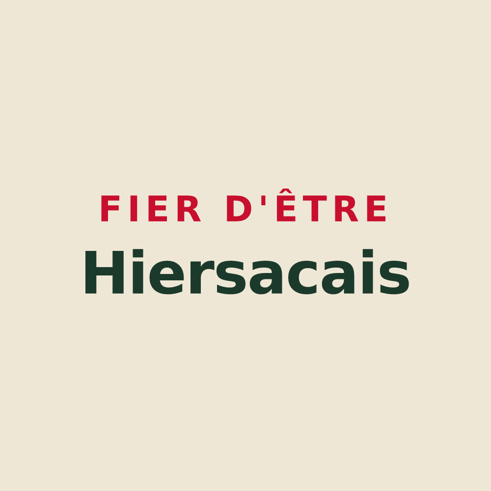 Tote bag « Fier d'être Hiersacais » — design pour Hiersac
