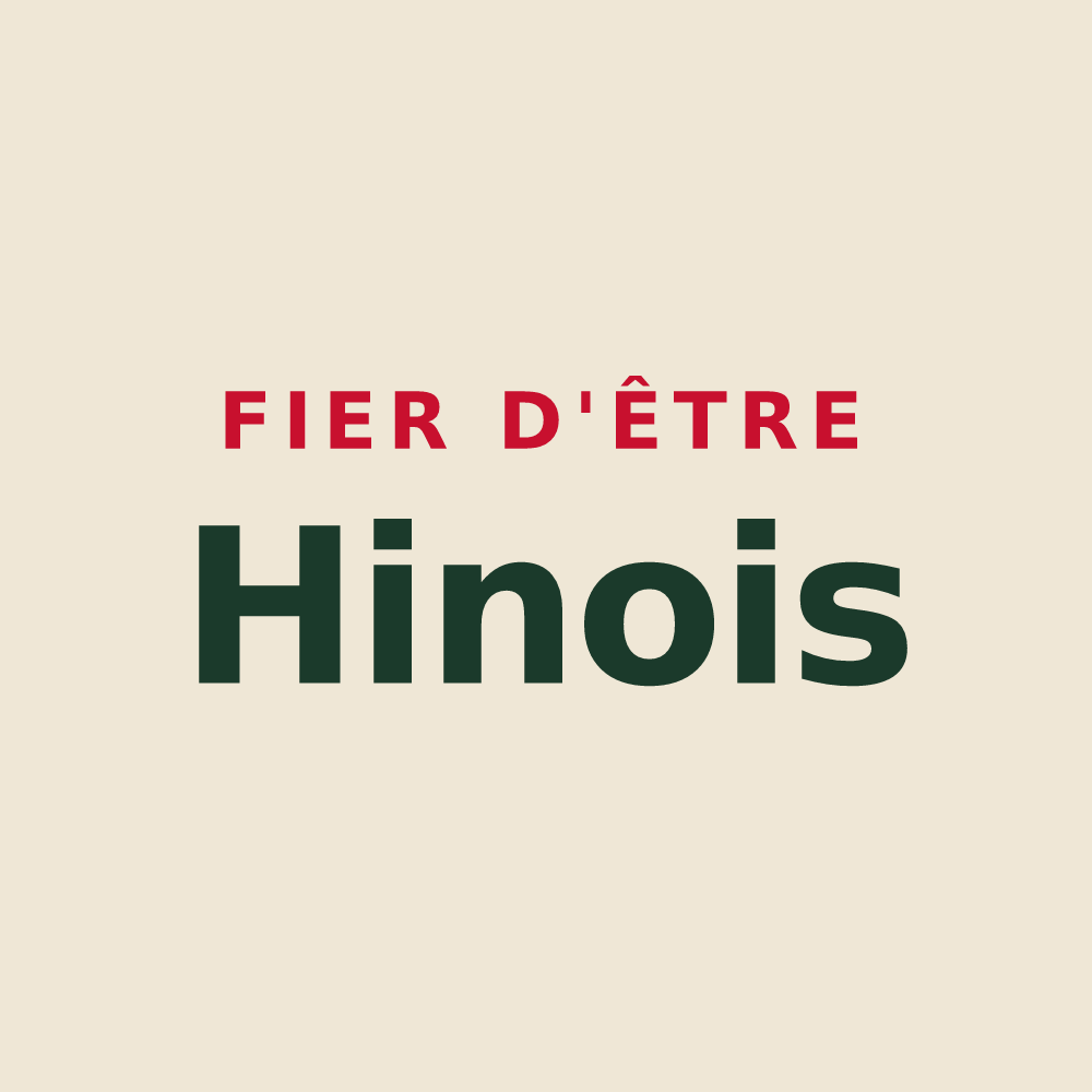 Tote bag « Fier d'être Hinois » — design pour Hiis