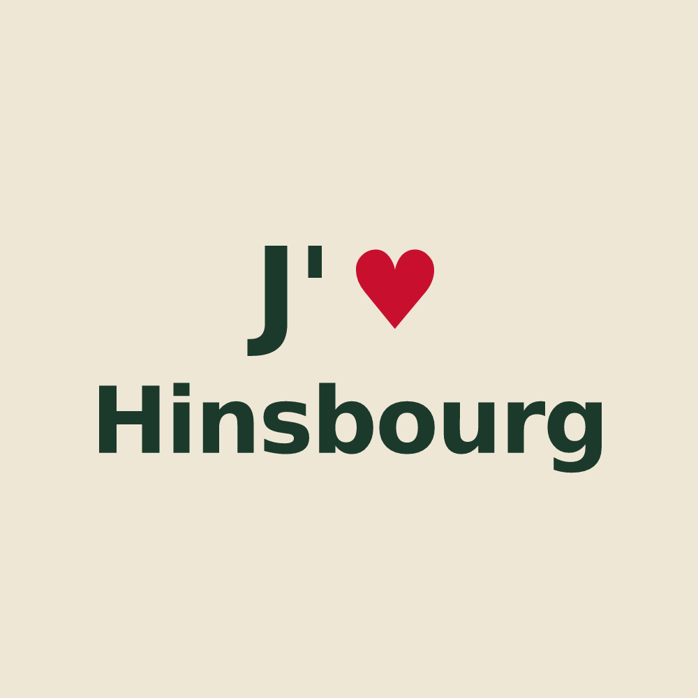 Tote bag personnalisé Hinsbourg — design J'aime Hinsbourg