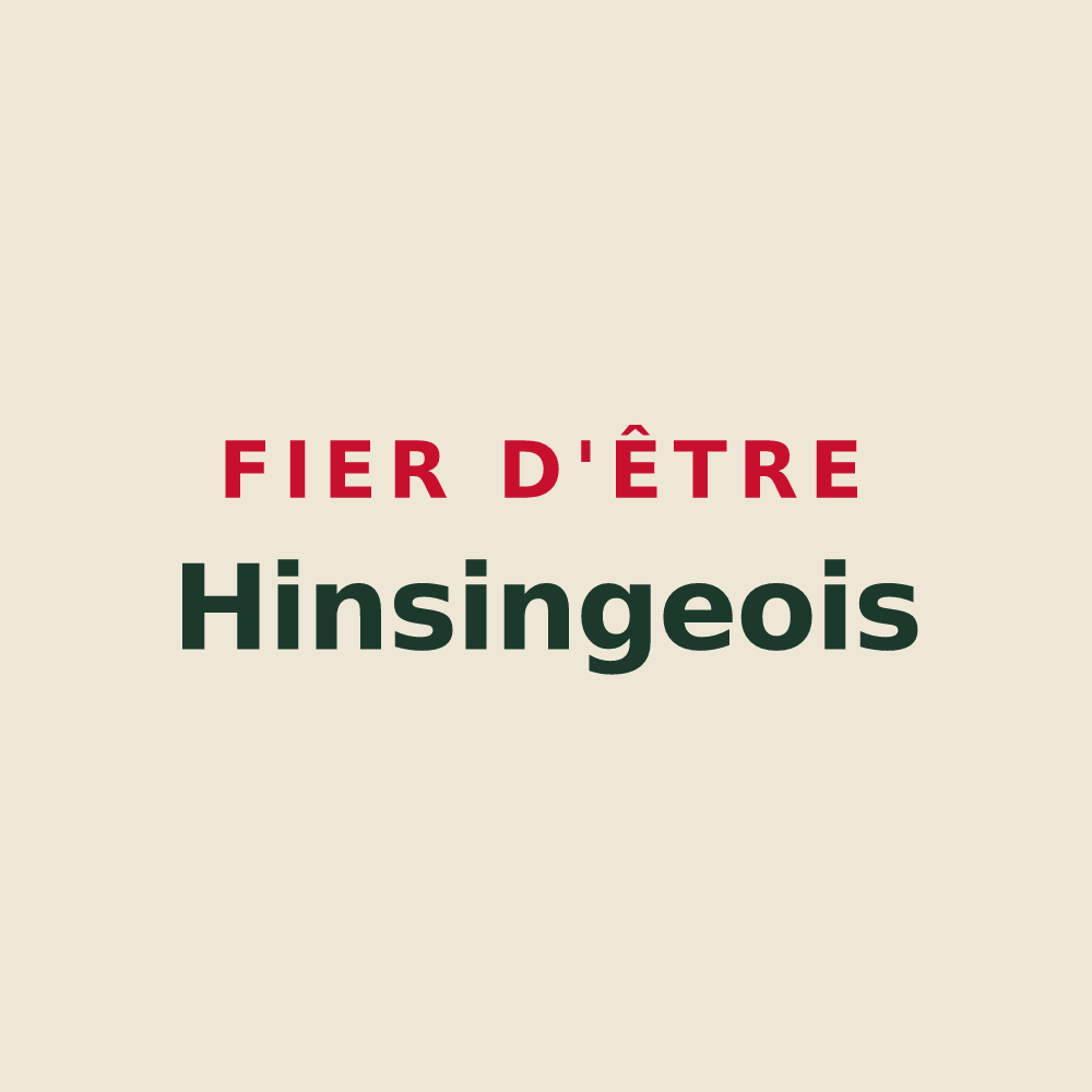 Tote bag « Fier d'être Hinsingeois » — design pour Hinsingen