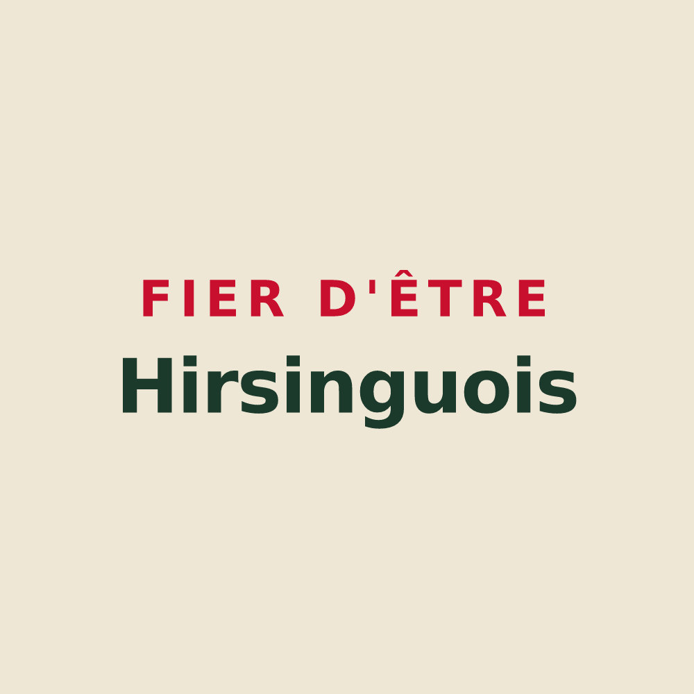 Tote bag « Fier d'être Hirsinguois » — design pour Hirsingue