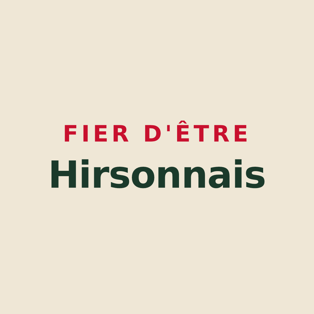 Tote bag « Fier d'être Hirsonnais » — design pour Hirson