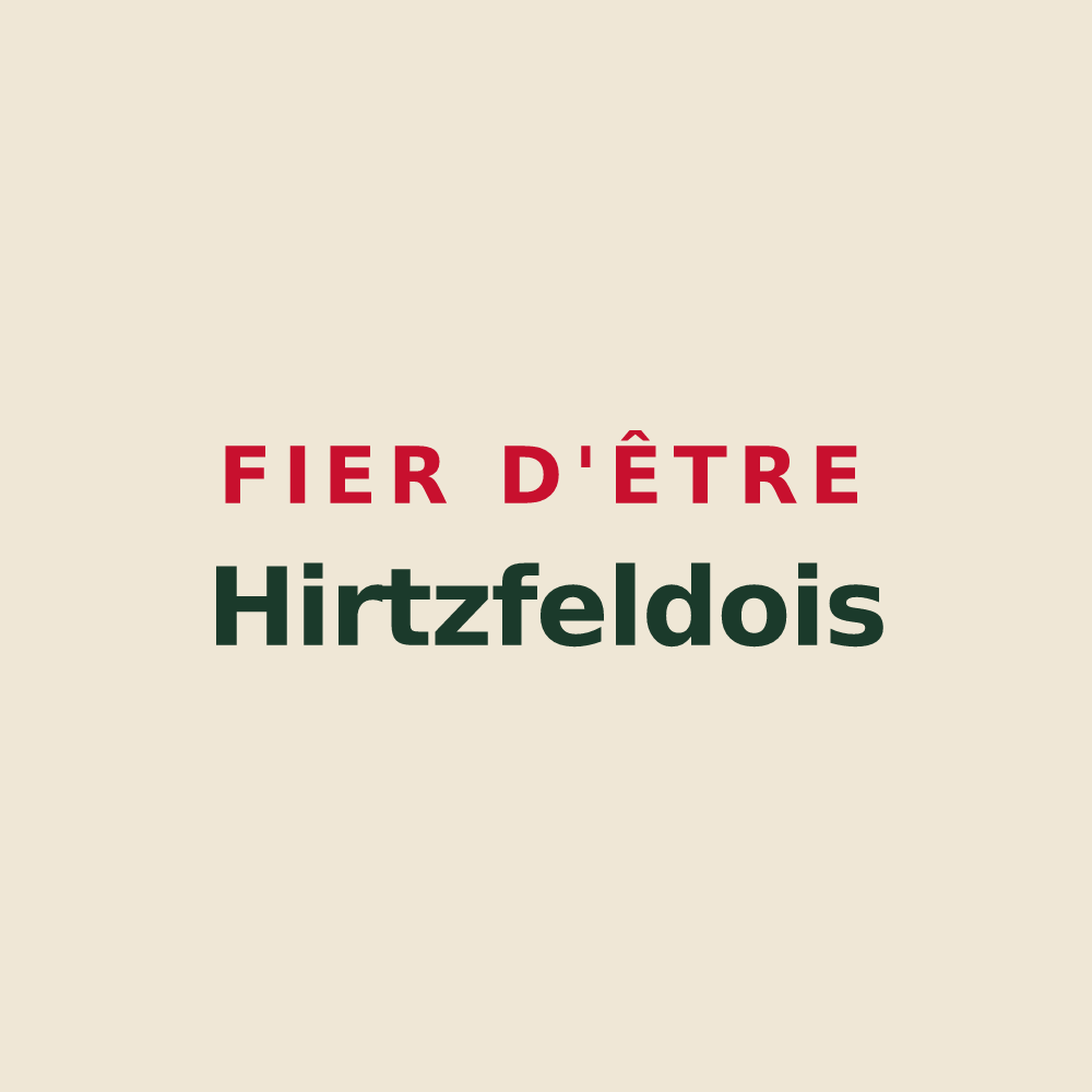 Tote bag « Fier d'être Hirtzfeldois » — design pour Hirtzfelden