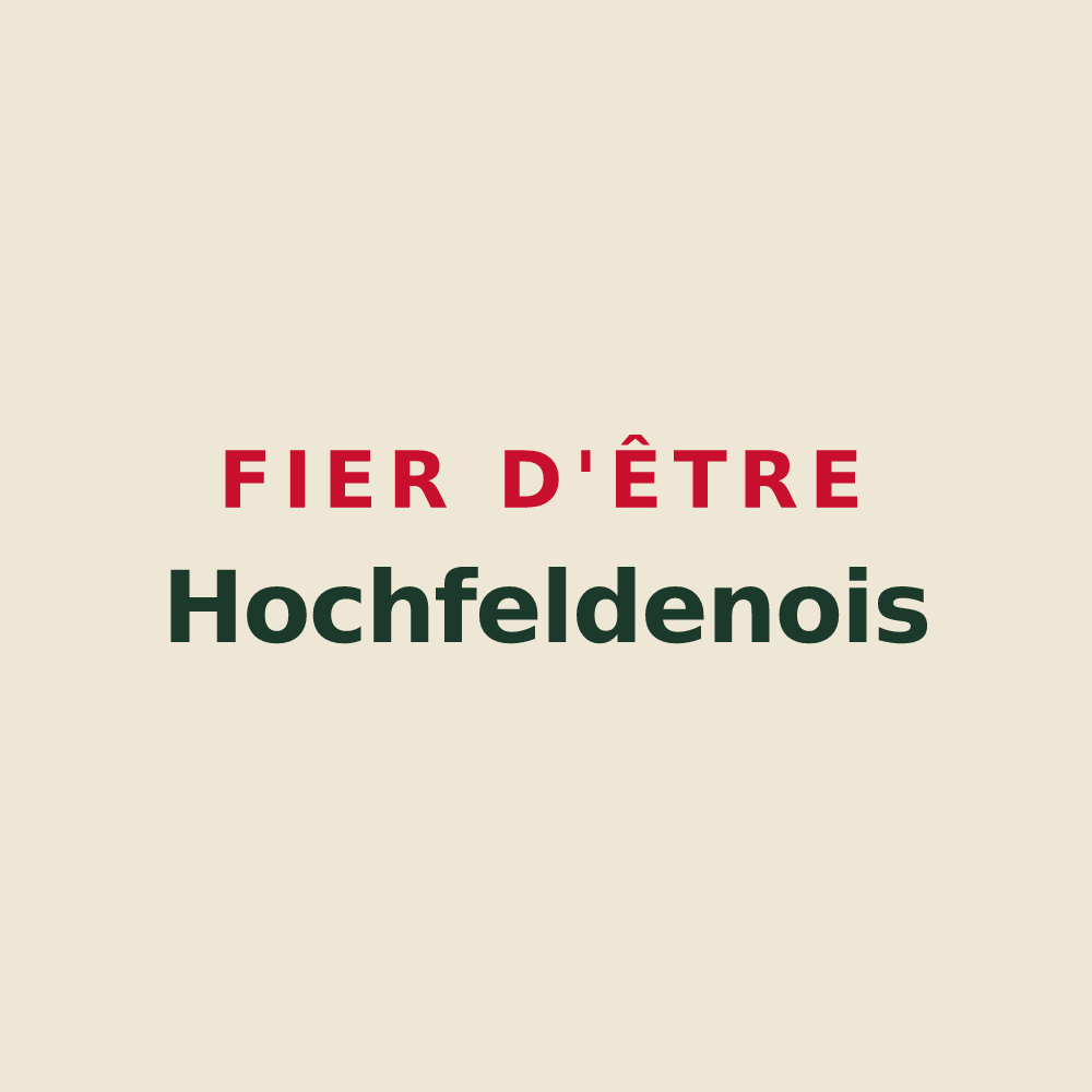 Tote bag « Fier d'être Hochfeldenois » — design pour Hochfelden