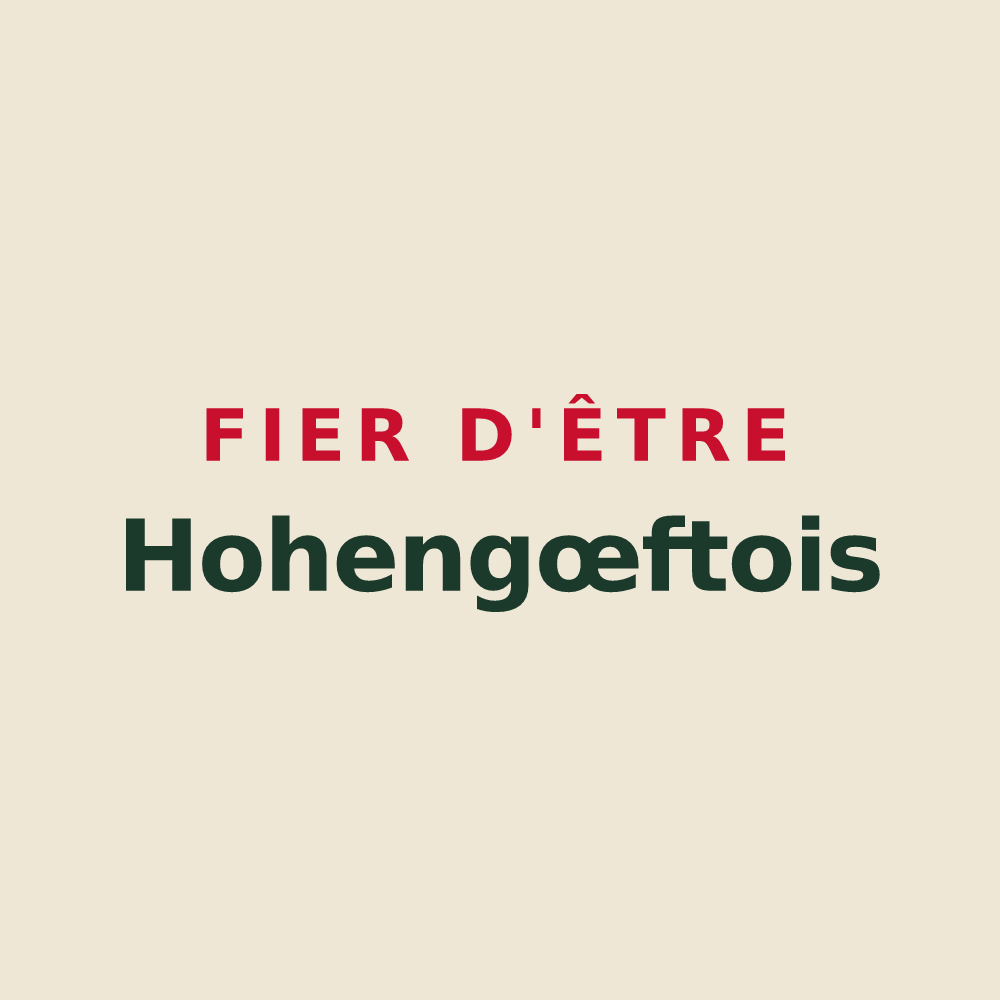 Tote bag « Fier d'être Hohengœftois » — design pour Hohengœft