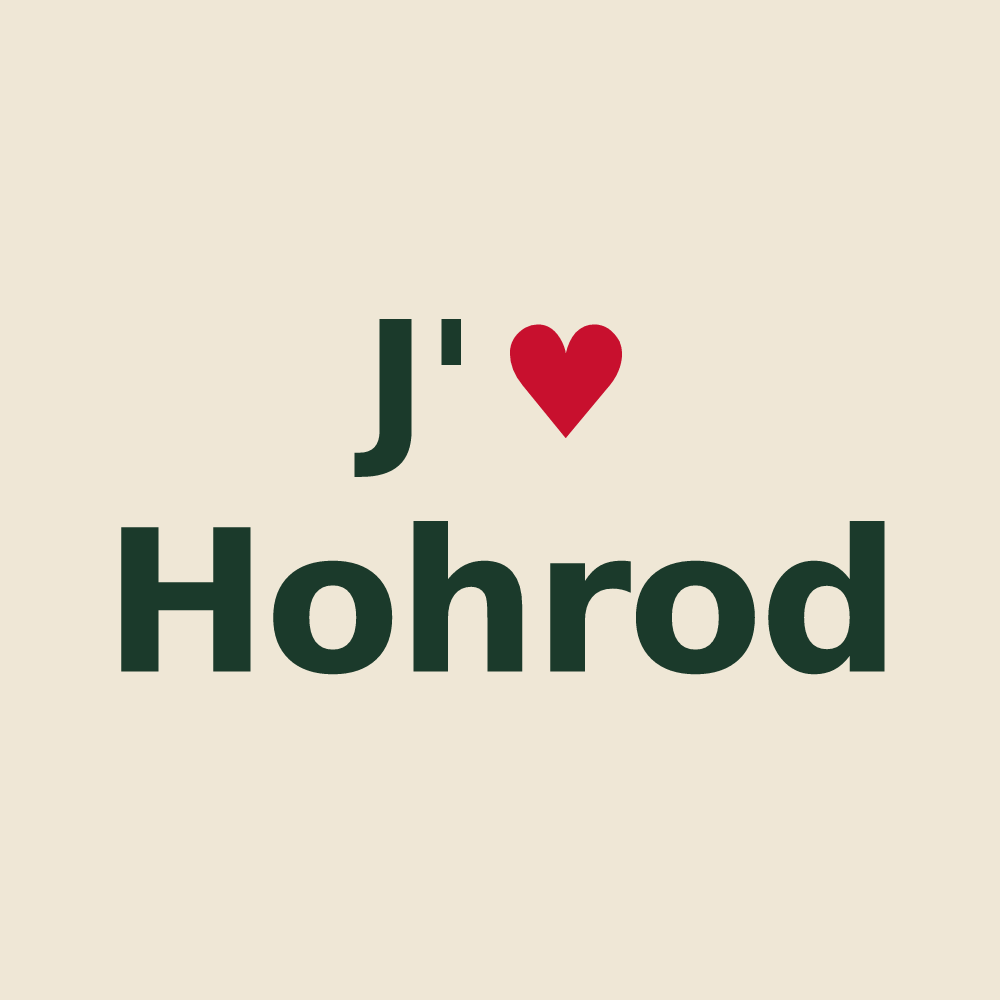 Tote bag personnalisé Hohrod — design J'aime Hohrod