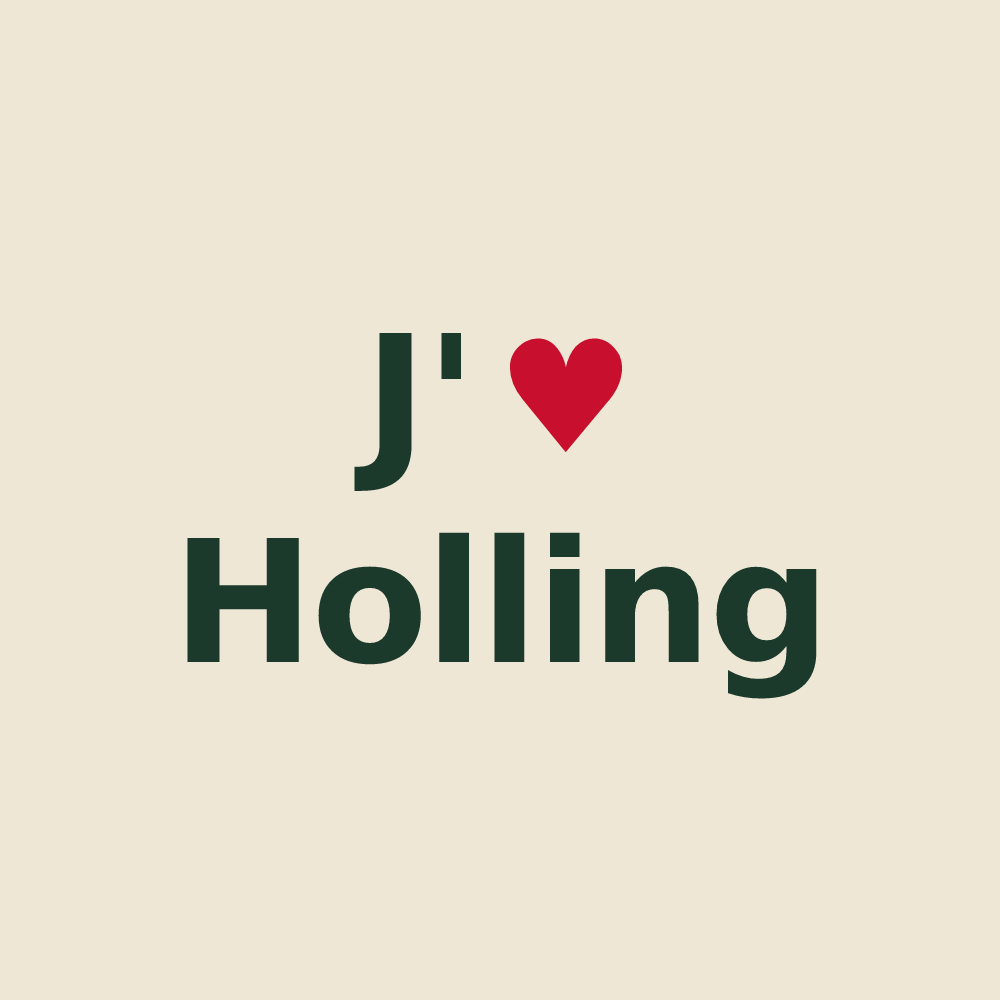 Tote bag personnalisé Holling — design J'aime Holling