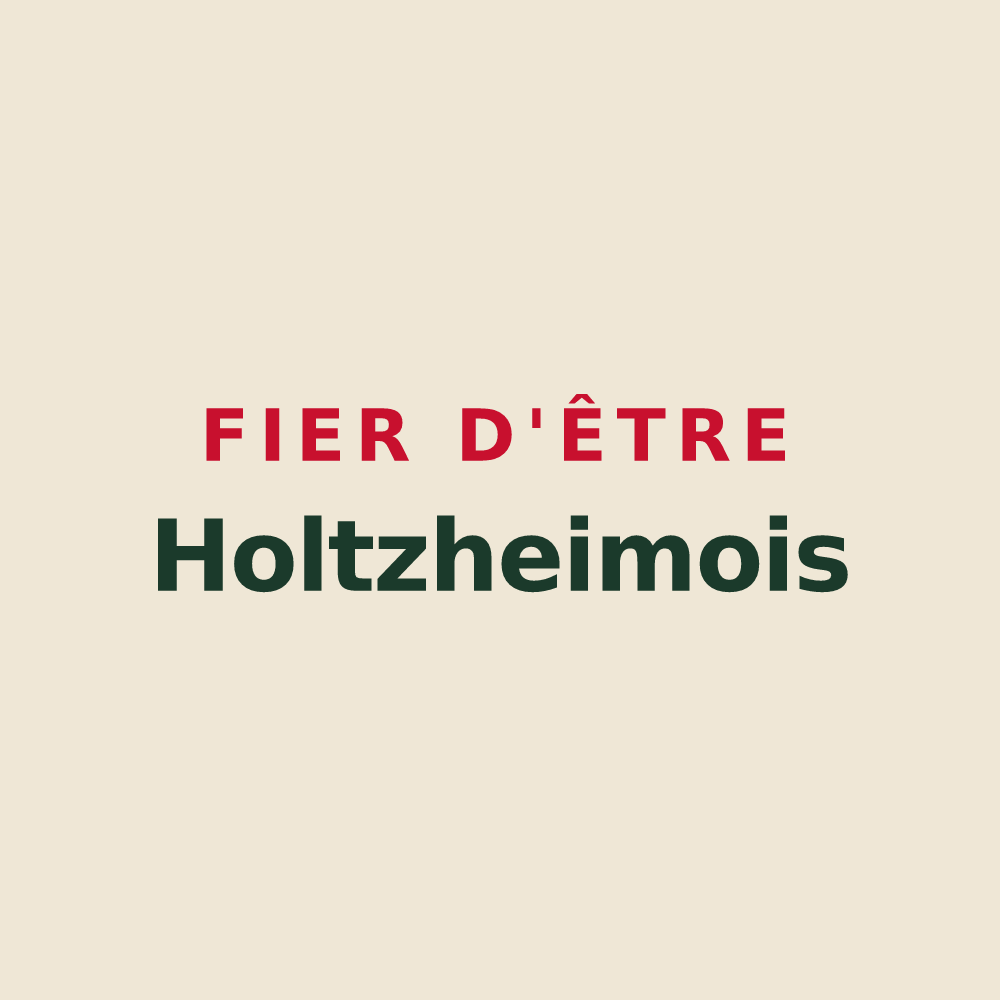 Tote bag « Fier d'être Holtzheimois » — design pour Holtzheim