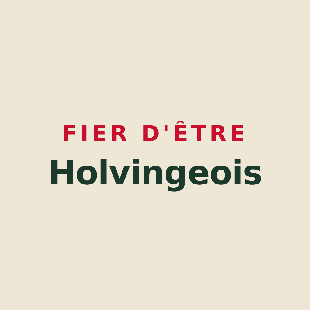 Tote bag « Fier d'être Holvingeois » — design pour Holving