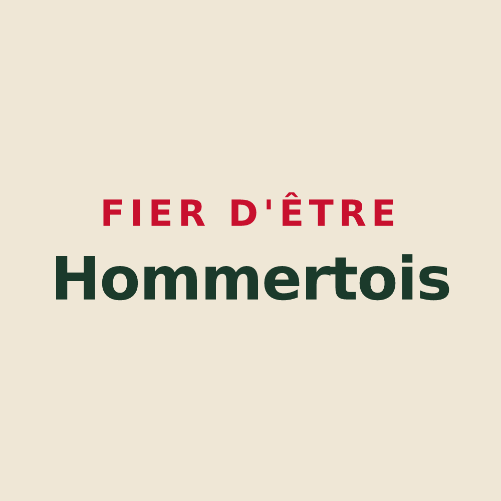 Tote bag « Fier d'être Hommertois » — design pour Hommert