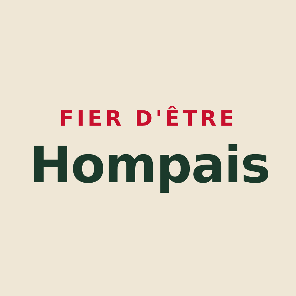 Tote bag « Fier d'être Hompais » — design pour Homps