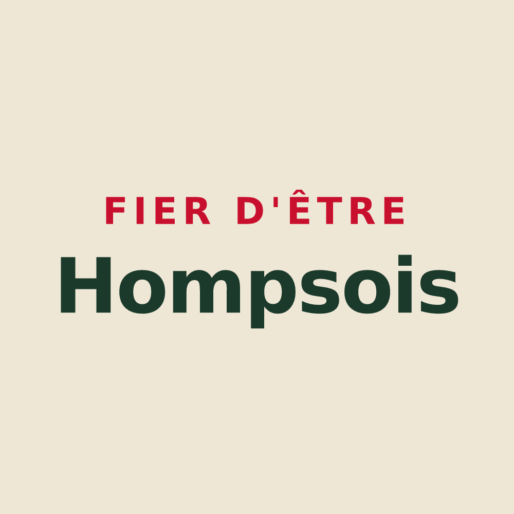 Tote bag « Fier d'être Hompsois » — design pour Homps