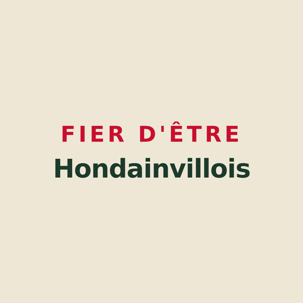Tote bag « Fier d'être Hondainvillois » — design pour Hondainville