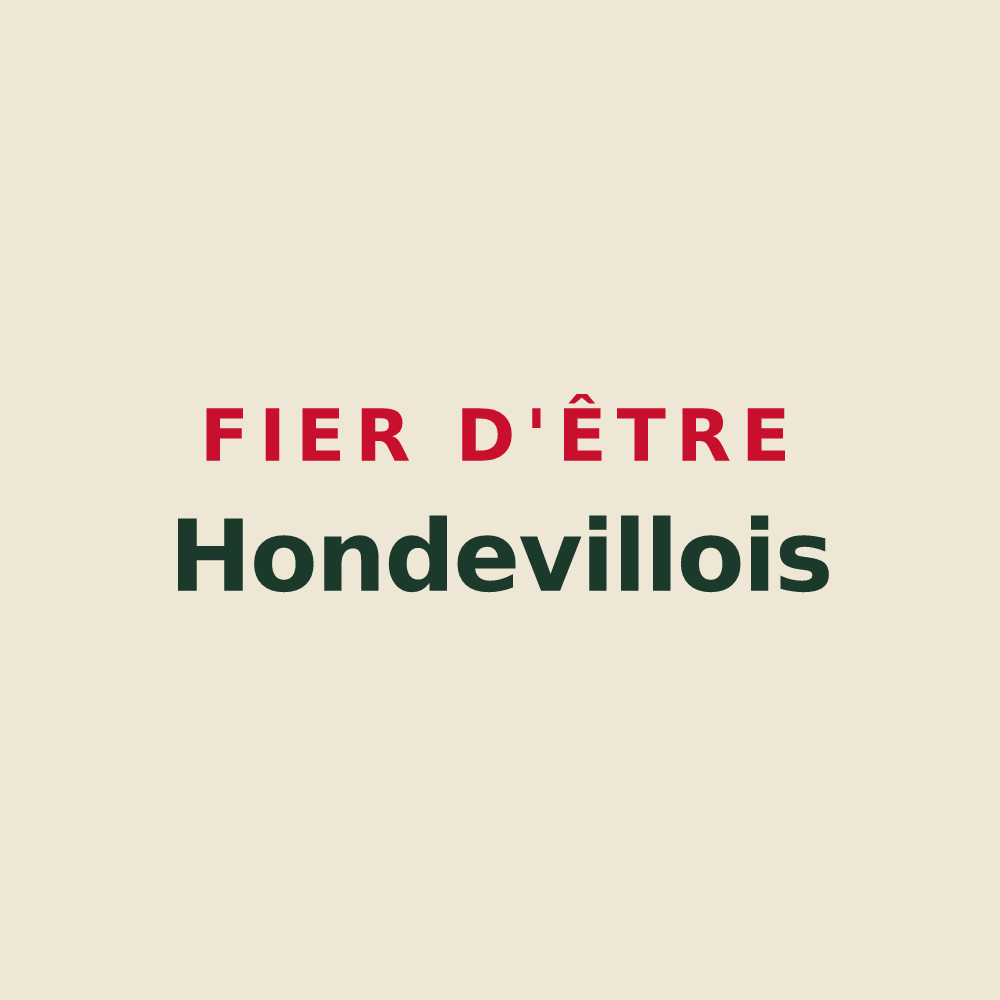 Tote bag « Fier d'être Hondevillois » — design pour Hondevilliers