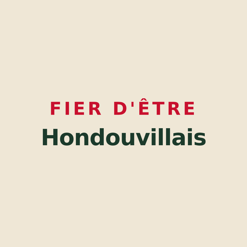 Tote bag « Fier d'être Hondouvillais » — design pour Hondouville
