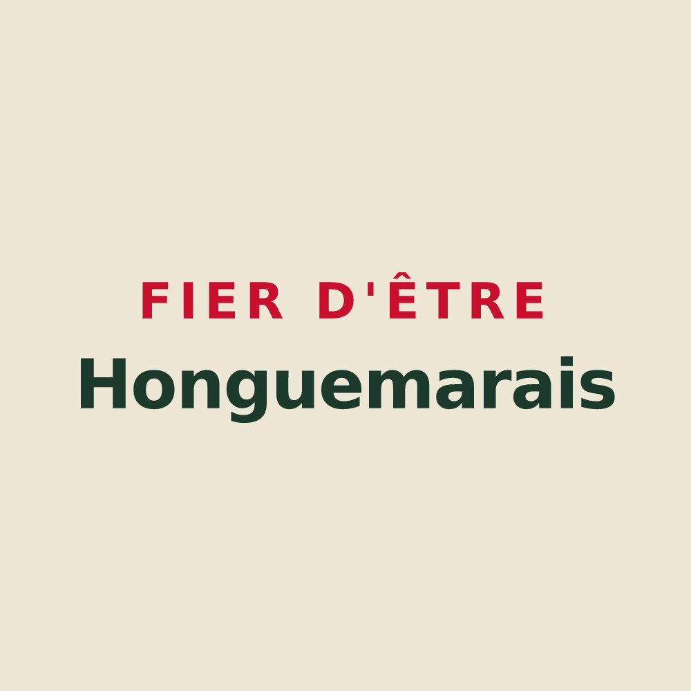 Tote bag « Fier d'être Honguemarais » — design pour Honguemare-Guenouville