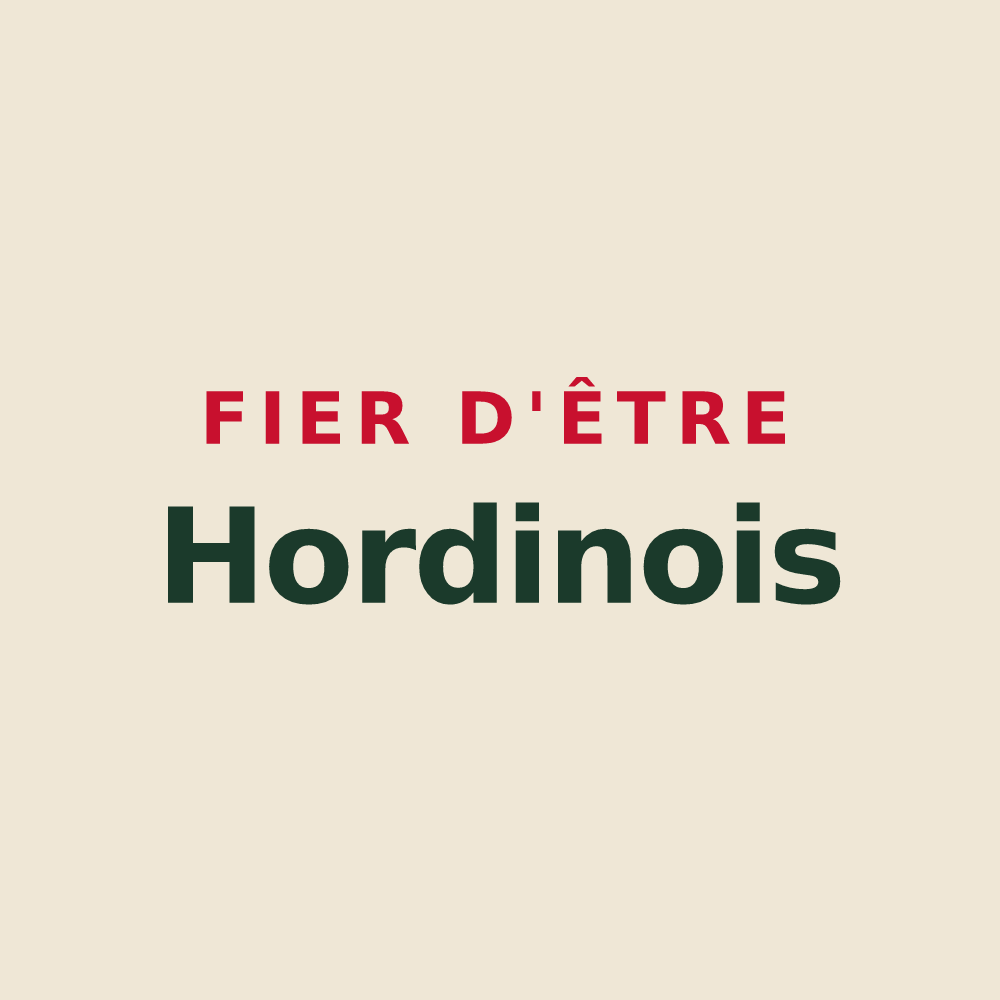 Tote bag « Fier d'être Hordinois » — design pour Hordain