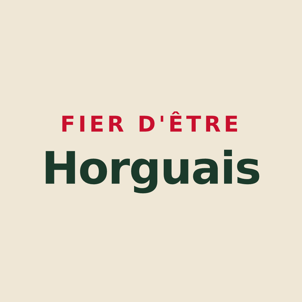 Tote bag « Fier d'être Horguais » — design pour Horgues