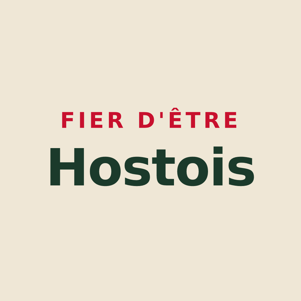 Tote bag « Fier d'être Hostois » — design pour Hoste