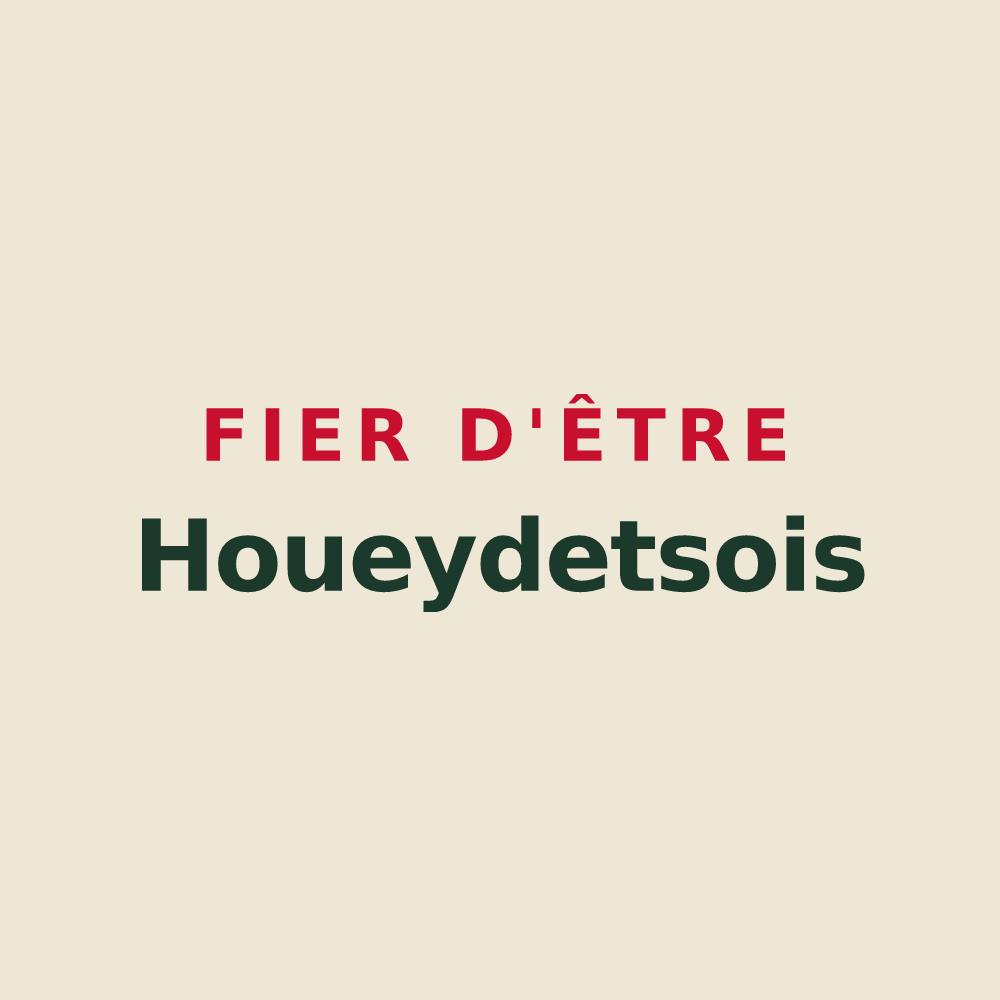 Tote bag « Fier d'être Houeydetsois » — design pour Houeydets